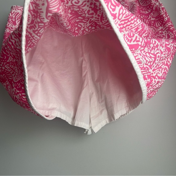 Lilly Pulitzer Cala Skort Hotty Pink White Get Crackin size 6 EUC - Picture 6 of 6